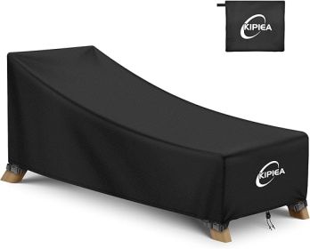 Kipiea Waterproof Patio Lounge Chair Covers for Outdoor Furniture