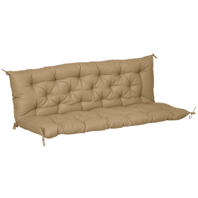 Porch swing mat, garden bench mat, khaki color (only one mat)