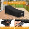 Kipiea Waterproof Patio Lounge Chair Covers for Outdoor Furniture