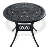 (Cushions In Random Colors)3-Piece Set Of Cast Aluminum Patio Furniture With Cushions