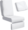 Recliner Replacement Cushion Cover, Washable Cushion Deep Seat Covers, UV Resistant, Fade Resistant, and Water Repellent