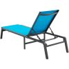 Chaise Lounge Chairs Outdoor, Aluminum Patio Lounge Chairs with Adjustable 5-Position